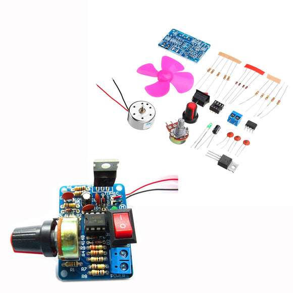 3pcs DIY LM358 DC Motor Speed Controller Kit DC Motor Speed Module Kit