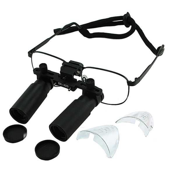 New Prismatic Keplerian Style 6.0X 6X Magnification Manifier Binocular Dental Loupes