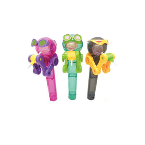 Lollipop Storage Robot Creative Novelties Toys 8*8*2CM Pink Grey Green