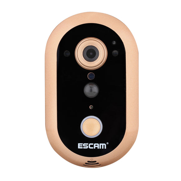 ESCAM Doorbell QF600 Smart Wireless Doorbell IP IR HD Camera 720P Remote Monitor PIR Tamper Alarm