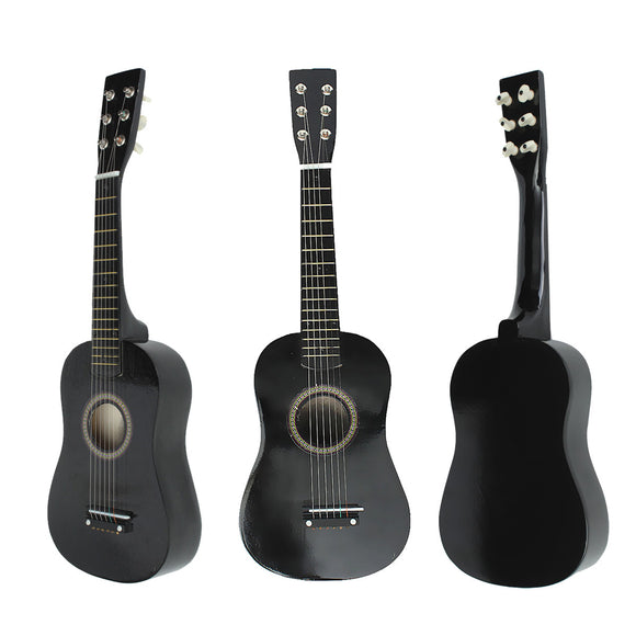 23 Inch 6 Strings Wooden Acoustic Guitar for Children