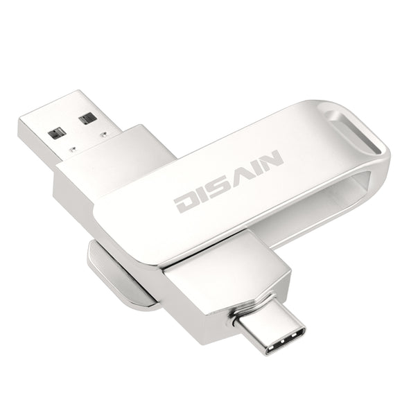 DISAIN Type-C USB-C USB 3.0 32GB 64GB 128GB 256GB OTG Flash Drive For Type-C Smart Phone Samsung Galaxy Note 10 S10+ Huawei P30 Laptop MacBook