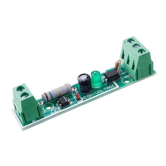 10pcs 1-Bit AC 220V Optocoupler Isolation Module Voltage Detect Board Adaptive 3-5V PLC Isolamento Fotoaccoppi