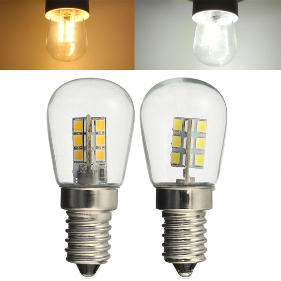 E14 3W SMD3014 LED Fridge Refrigerator Corn Light Bulb Pendant Crystal Chandelier Spotlight 220V
