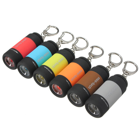 0.3W Pocket USB Rechargeable LED Keychain Mini Torch