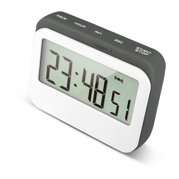Magnetic Digital Timer C/W Back Stand With 12/24 Hours Interchangeable Countdown Timer Alarm Clock