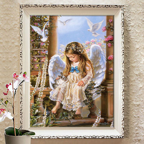 30x43cm 5D DIY Tender Love Diamond Painting Resin Full Rhinestone Home Decoration Figure Cross Stitch Kit