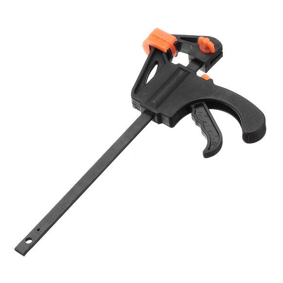 HILDA 4 Inch Wood Working Bar Clamp F Clamp Hand Tool Quick Ratchet Release Speed Squeeze for DIY