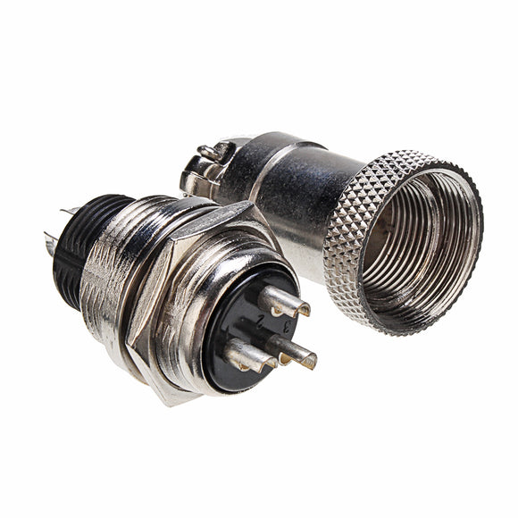 GX20 3 Pin 20mm Male & Female Wire Panel Circular Connector Aviation Socket Plug