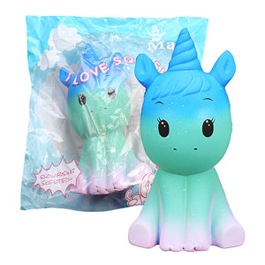 Unicorn Horse Squishy 19.5*10.6*10.2CM Soft Slow Rising With Packaging Collection Gift Toy