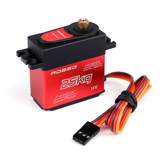 ROBSG HS3225 25KG Coreless Waterproof Metal Gear Digital Servo For RC Helicopter Car Robot