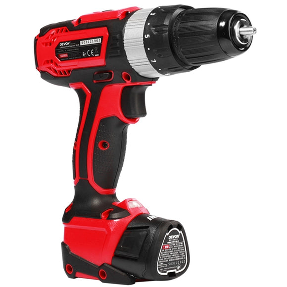 DEVON 5230 Rechargeable Electric Screwdriver Tool Household Impact Drill