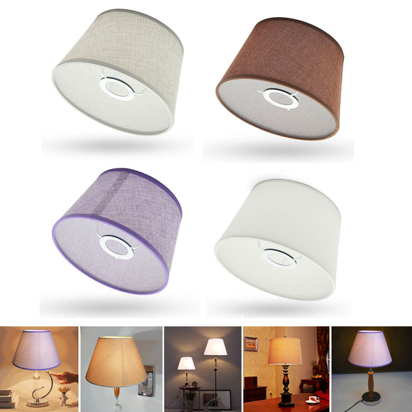 Cotton Textured Fabric Empire Drum Shade Table Ceiling Lampshade