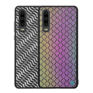 NILLKIN Woven Polyester Mesh Reflective Anti-fingerprint Protective Case for HUAWEI P30