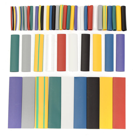 DANIU 500PCS Halogen-Free 2:1 Heat Shrink Tubing Wire Cable Sleeving Wrap Wire Kit