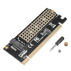 M.2 NVMe SSD NGFF to PCI-E 3.0 X16/X4 Adapter M Key Interface Expansion Card