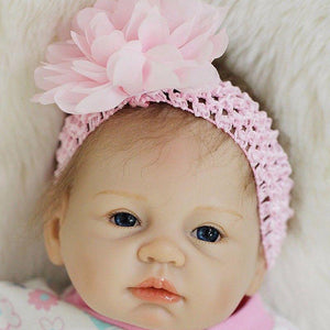 22 55cm Lifelike Newborn Silicone Vinyl Reborn Baby Doll Handmade Reborn Dolls"