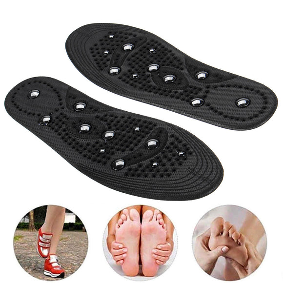 Acupressure Magnetic Massage Foot Therapy Reflexology Pain Relief Shoe Insoles Massage Insole Pad