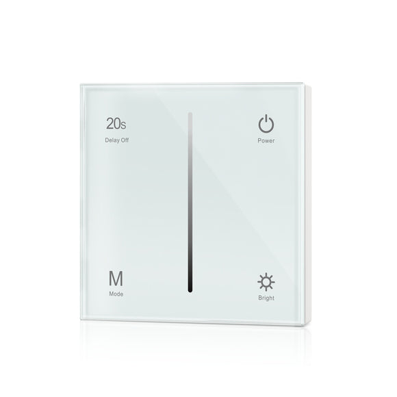 AC100-240V 1CH Touch Control Panel Wall Mount LED Triac Dimmer Light Switch