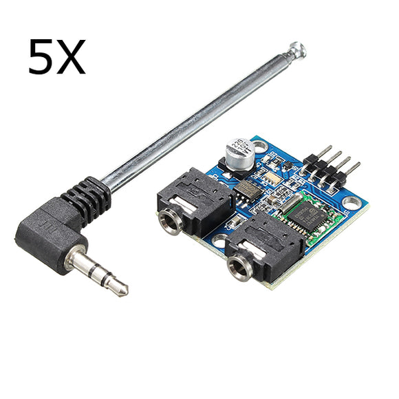 5Pcs TEA5767 76-108MHZ FM Stereo Radio Module For Arduino With Antenna
