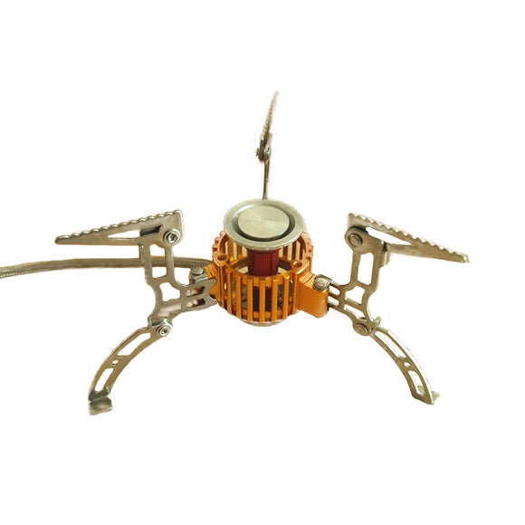 Outdoor Gas Stove Portable Windproof Furnace Hobs Camping Hiking Cooking Equipment