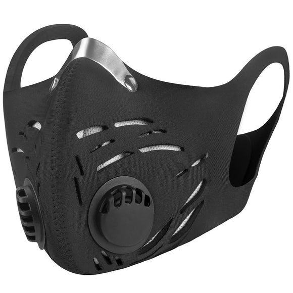 Dust Pollution Mask Activated Carbon Filter Dustproof Face Mask Air Pollution Mask for Allergy Woodworking Running