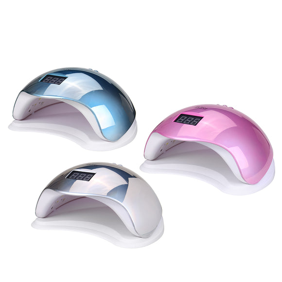 4 Speed Automatic Nail Dryer Machine 24 UV/LED Dual Light Beads Gel Curing Polishing Timing Lamp