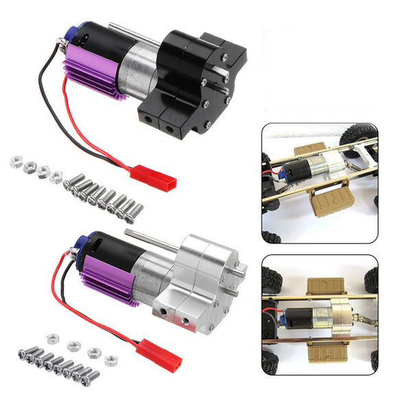 Upgraded Metal Transfer Gear Box with 370 Motor for WPL 1/16 4WD 6WD JJRC Q60 Q61