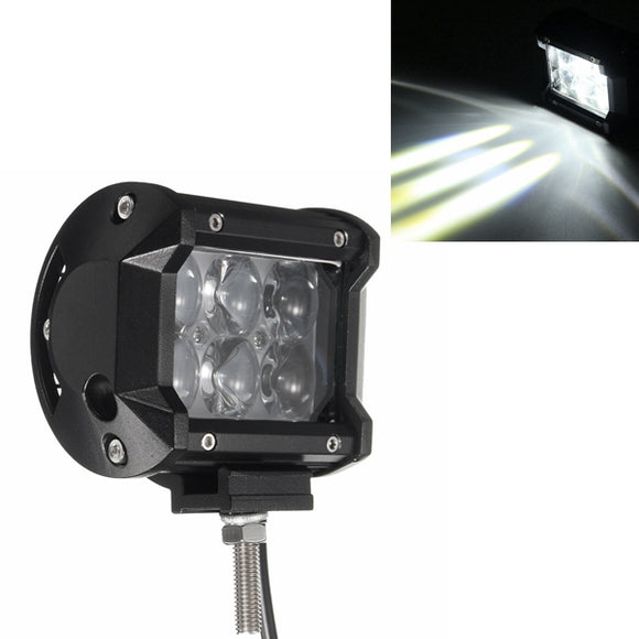 4 Inch 6500K 4D Projector Flood Beam LED Work Light for ATV Truck Tractor SUV Jeep