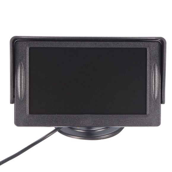 4.3 inch Car TFT LCD Monitor Reversing Parking Rear View Camera Recording VCR Sunshade Kit