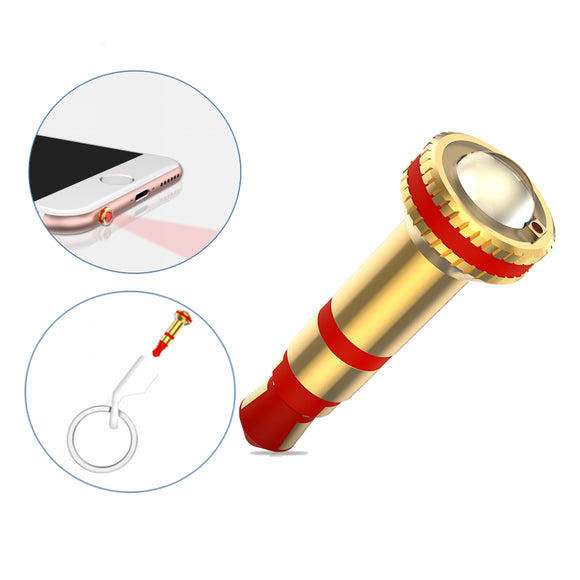Portable Smart Infrared Remote Controller 3.5mm Dustproof Plug For iPhone 6s Plus iPad