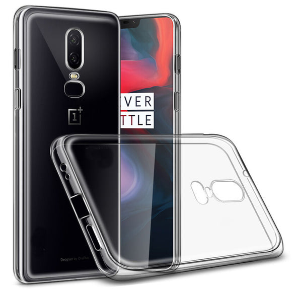 Bakeey Ultra-thin Transparent Soft TPU Protective Case For OnePlus 6