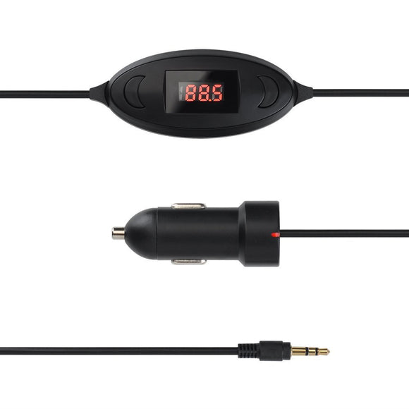 FM17 FM Transmitter FM Modulator Car MP3 Player 3.5mm Charger