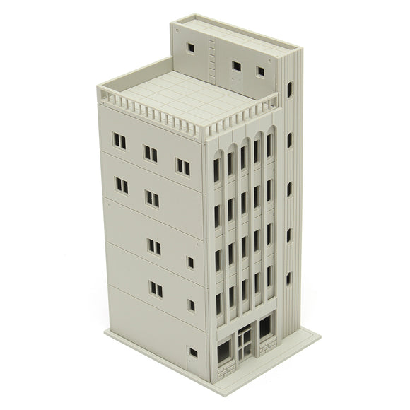 Models Railway Modern 5-Story Commercial Building Unpainted N Scale FOR GUNDAM