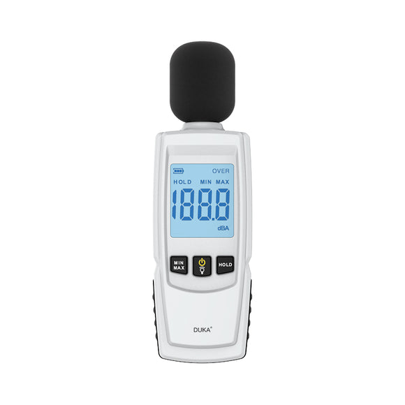 DUKA FB1 30-130dBA Sound Level Meter LED Backlight Large-screen Display Decibel Tester