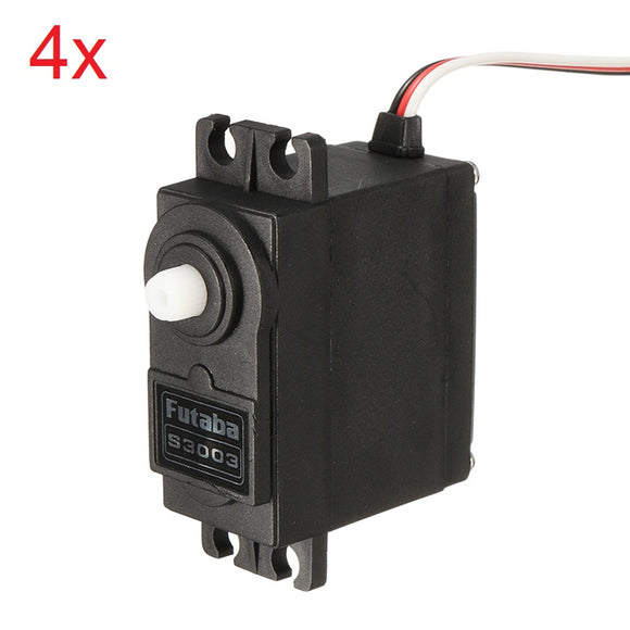 4 X Genuine Futaba S3003 Standard Nylon Gear Servo For Remote Control Model