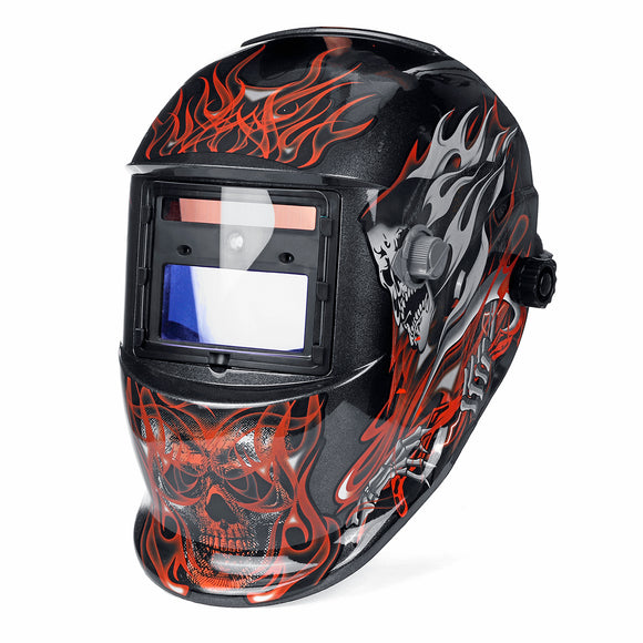 LED Light Solar Auto Darkening Dimming Welding Helmet Tig Mig Grinding Mask