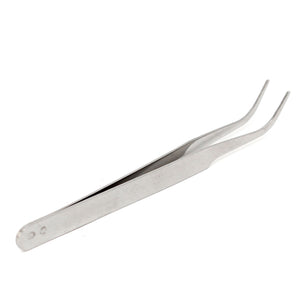 100mm Stainless Steel High-Precision Elbow Tweezers DIY Tool