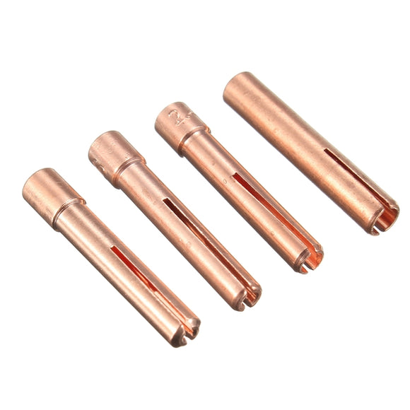 Brass Stubby Collet Welding Electrode Clamp Kit For Tig WP-9/20/25 Series