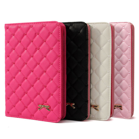 Luxury Bowknot PU Leather Smart Case Stand Cover For Apple iPad Air
