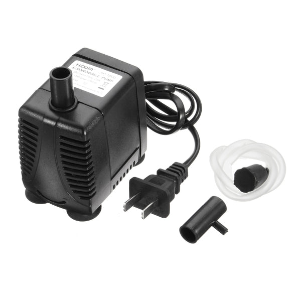 1000H/L Electric Submersible Water Pump Aquarium Fish Tank Fountain Hydroponic