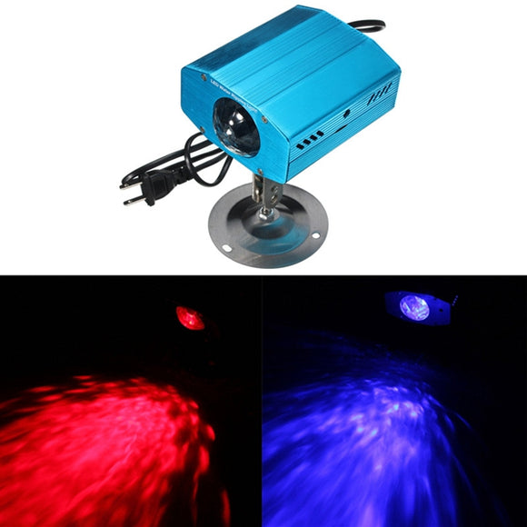 3W LED Water Wave LED Laser Stage Lighting Projector Wedding Party Wall Wash Light
