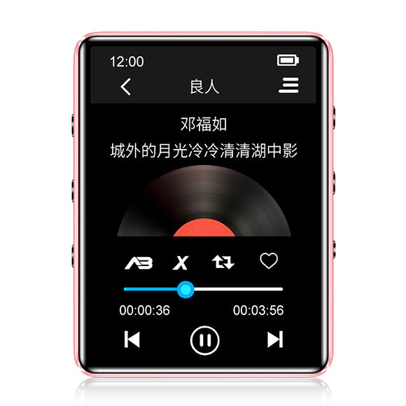 IQQ X60 8GB Lossless MP3 MP4 Audio Video Player with Loudspeaker External Sound Support Alarm FM Recording