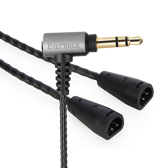 Earmax 3.5mm DIY Replacement Earphone Headphone Audio Cable For Sennheiser IE80 IE8 IE8I