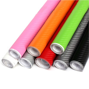 200x30cm DIY Carbon Fiber Vinyl Wrap Roll Film Sticker Car Decal Sheet