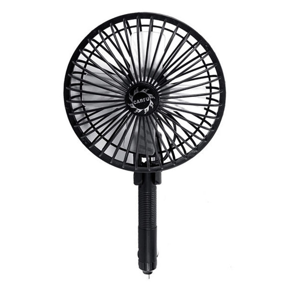 5 Inch 3.2W 4.5W 12V Car Interior Cooling Fan Cigarette Lighter Round Type Protable Universal