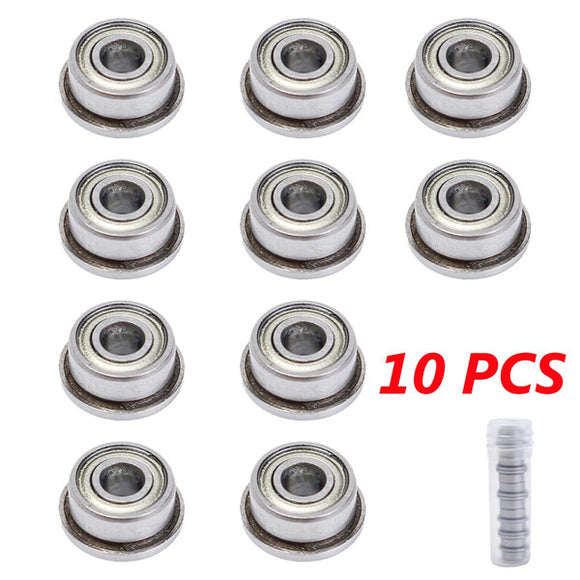 10pcs F693ZZ 3mmx8mmx4mm Double Shielded Flanged Ball Bearings