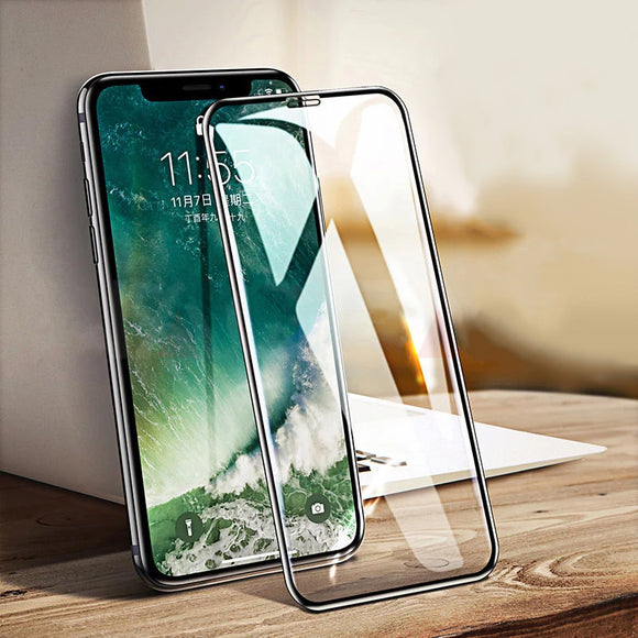 Bakeey 6D Arc Edge Cold Carving Anti Fingerprint Tempered Glass Screen Protector for iPhone XS Max/iPhone 11 Pro Max