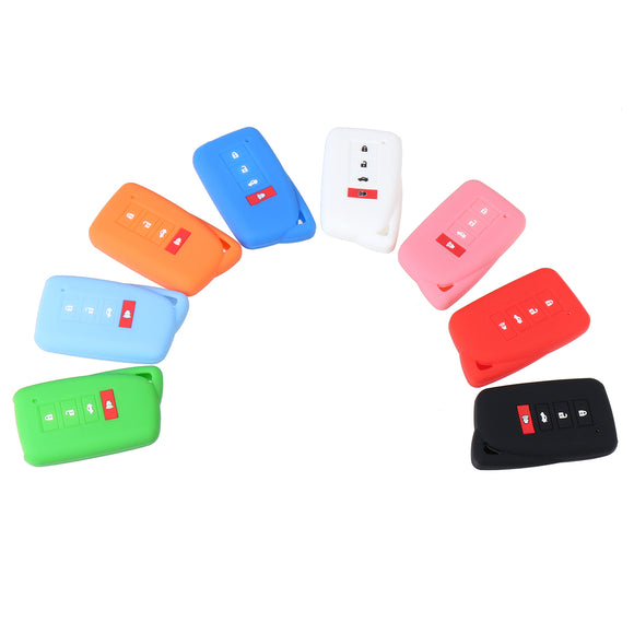 4 Buttons Car Silicone Fob Remote Key Shell Case Cover For Lexus IS250 IS350 ES35