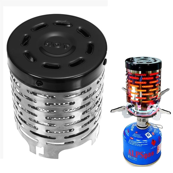 Portable Heater Butane Gas Stove Burner Warm Cap Cover For Winter Outdoor Camping Hiking